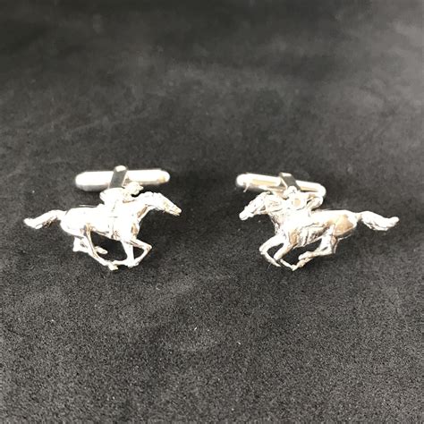 Racehorse Cufflinks - Harriet Glen Creations