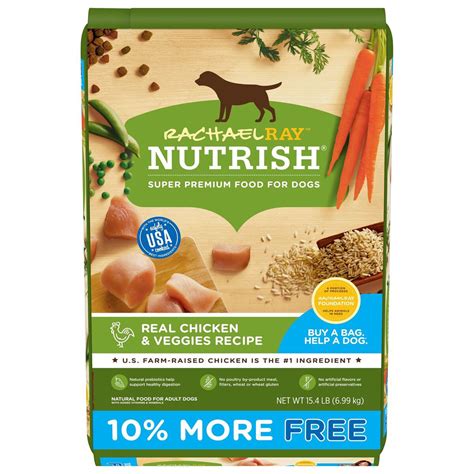 Rachael ray dog food reviews. Salmon Dog Food. Give your dog the savory salmon they love with these nutritious dry and wet dog foods from Rachael Ray® Nutrish®. Each one is crafted with high-quality salmon, which is a lean protein that helps build muscle mass. Then we combine that with other good stuff like essential vitamins and minerals as part of a complete and ... 