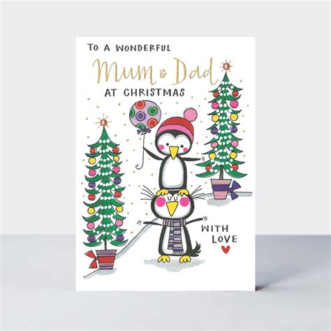 Rachel Ellen Christmas Cards - Wonderful Mum and Dad - eBay