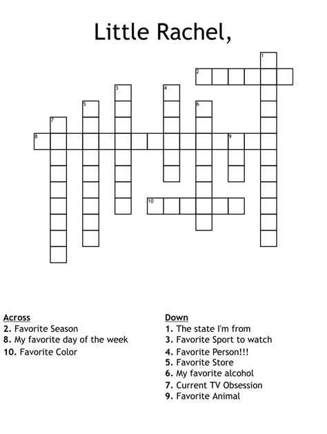Rachel of spotlight wsj crossword. The WSJ Crossword is a daily crossword puzzle that is published in The Wall Street Journal newspaper and on its website. The puzzle is known for its challenging difficulty level, clever wordplay, and witty themes. Imaged via WSJ Crossword. The WSJ Crossword was first introduced in 2008, and has since become a popular source of … 