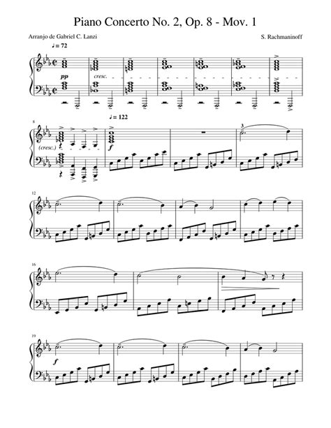 Rachmaninoff piano concerto no. 2. Request from Italy. Level 10+. This covers the beginning of the first movement, pp. 1-4. Did pp. 8-11 later.https://sites.google.com/site/pianoandmathtutoria... 