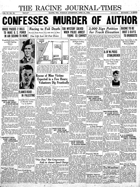 Research the largest digitized newspaper archive online to trace your family genealogy now! Skip to main content ... Historical Obituaries; Wisconsin; Racine; Journal Times; Last Name. Search. Narrow by Date. Date Range or Date. mm/dd/yyyy. to. mm/dd/yyyy. ... Racine Obituaries . Newspaper Archive. Newspaper Obituaries. 1890 U.S. Federal Census .... 