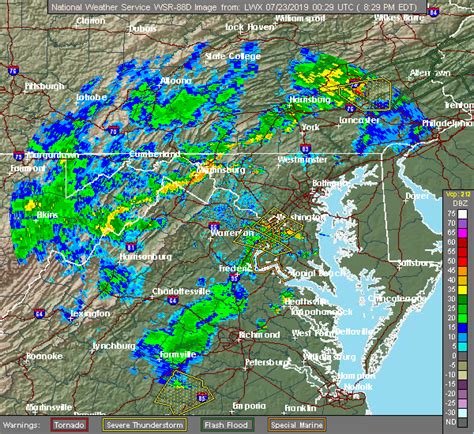 See the latest Virginia Doppler radar weather map