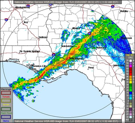 Base Reflectivity Doppler Radar loop for Valdosta GA, providing current animated map of storm severity from precipitation levels. View other Valdosta GA radar models including Long Range, Composite, Storm Motion, Base Velocity, 1 Hour Total, and Storm Total; with the option of viewing static radar images in dBZ and Vcp measurements, for surrounding …. 