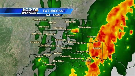 Radar wlwt. Again, with increased cloud cover, highs will generally stay around 80 degrees. Spotty rain chances remain in the forecast for the late week. Summer officially arrives on Wednesday and so does the ... 