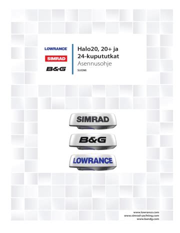 Radargeräte Halo20, 20+ und 24 Installationshandbuch - Navico