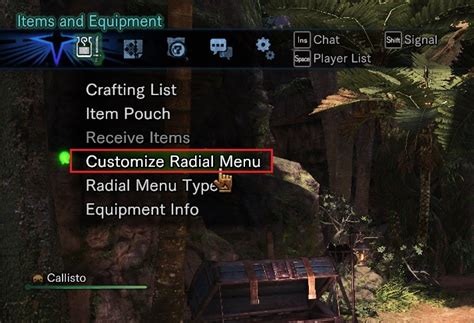 Radial menu shortcuts (keyboard) :: Monster Hunter: World …