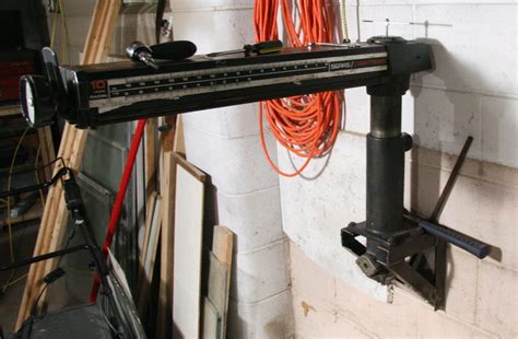 Radial-Arm Saw Overhaul & Modification for Low Profile …