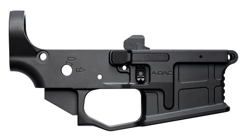 Lower Receiver Specifications. Billet Machined 7075-T6 Lower Receiver w/ Integral Trigger Guard and Flared Magazine Well; A-DAC™ Ambidextrous Dual-Action .... 