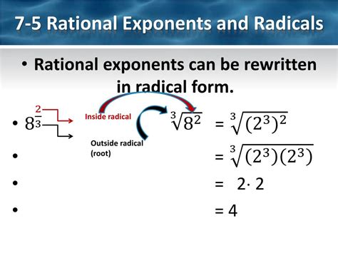 Fractional exponents, also known as rational exponents, are a way of expressing powers and roots of numbers using fractions as exponents. ... Fractional Exponents as Radicals: Fractional exponents are closely related to radical notation: a^(1/n) = n√a ... Fraction exponents calculators are user-friendly and do not require users to memorize ...