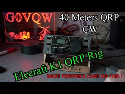 Radio Comms, CW QRP 40 Meter band, Slow and fast qso