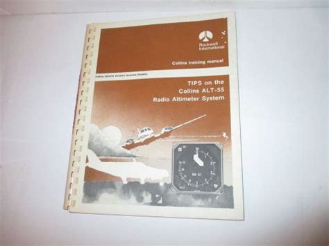 Radio altimeter collins pilot training manual. - Cougar a guide for older women dating younger men.