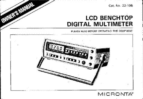 Radio shack micronta model 22 195 manual. - An illustrated guide to theoretical ecology.