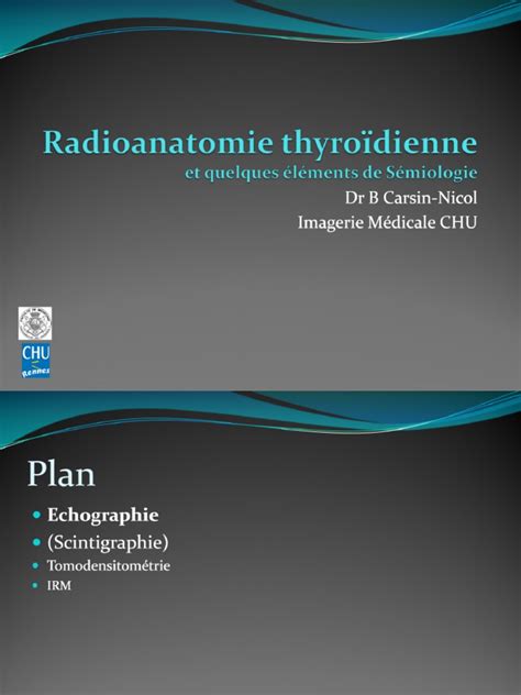 Radioanatomie Thyroide Et Hypophyse PDF - Scribd