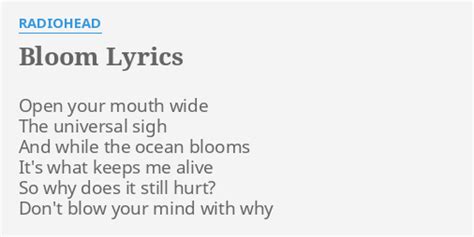 Radiohead - Bloom Lyrics Lyrics.com