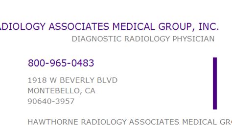 Radiology associates npi number. Jun 7, 2019 · Radiology Associates Of Hartford Pllc is a provider established in Bloomfield, Connecticut operating as a Radiology with a focus in diagnostic radiology . The healthcare provider is registered in the NPI registry with number 1205495850 assigned on June 2019. 