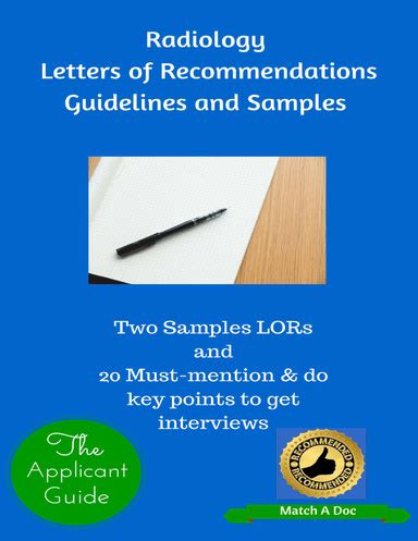 Radiology letters of recommendations guidelines and samples by applicant guide. - Study guide and solutions manual for genetic analysis an integrated approach.