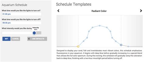 Radion radiant color program.  I thought of trying High Growth but it s...