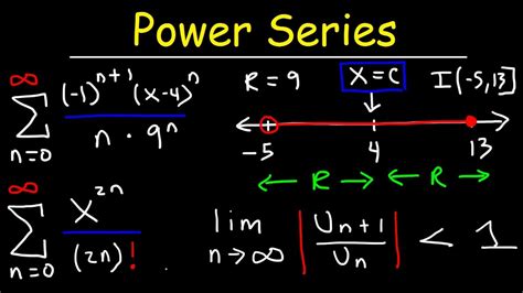Example: The power series. ∑n=1∞ (−1)n+1(x − 1)n n ∑ n = 1 ∞ ( − 1) n + 1 ( x − 1) n n. is centered at a = 1 a = 1, which you determine when you look at the power of x x, which is actually a power of x − 1 = x − a x − 1 = x − a. As before, we can use the Ratio or Root Test for determining the radius of convergence, and .... 