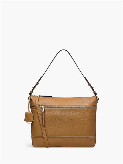 Radley Maddox Road Large Leather Shoulder Bag, Caramel