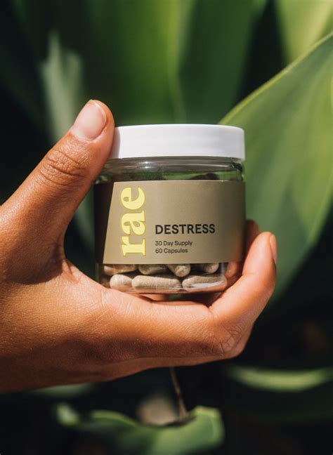 Rae wellness. Our DeStress Capsules are also formulated with L-Tyrosine, an amino acid that supports mental processing and cognition to help you deal with the challenges of the day.*. Presented in a reusable and recyclable jar alongside a mint desiccant for freshness, our DeStress Capsules are made with you in mind to help elevate your daily wellness routines. 