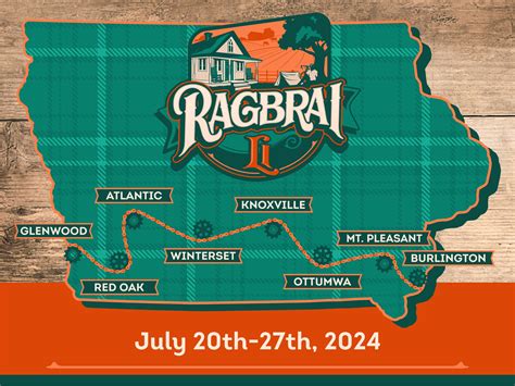 Ragbrai - The Register's Annual Great Bicycle Ride Across Iowa celebrated its 50th anniversary with 20,000 registered weeklong riders and 9,000 with day passes. The first day …