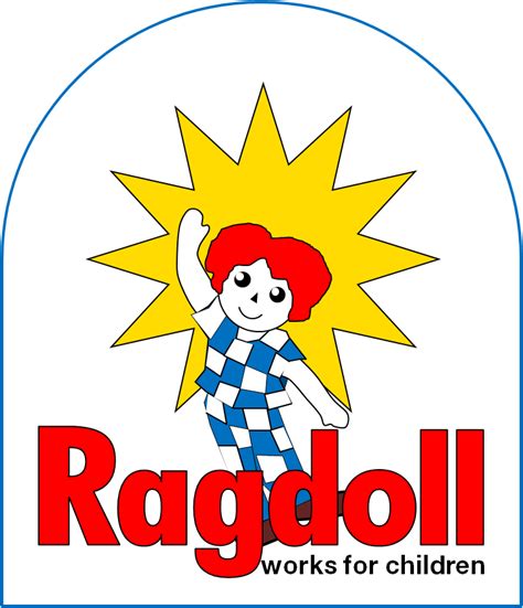 When Ragdoll Productions was originally founded on 26 July 1984, their original logo (consisting of a Ragdoll holding a candle with a sun behind her) did not contain any wordmark (as seen on print material, like books and VHS tapes). It somewhat resembles the 1981-1993 Columbia Pictures print variant logo. Starting in 1993, the company began using this banner variant of its logo on print ... . 