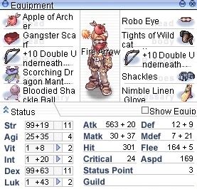 Ragnarok sniper build 255 120.  Status Skill Equipment.  They specialize ...