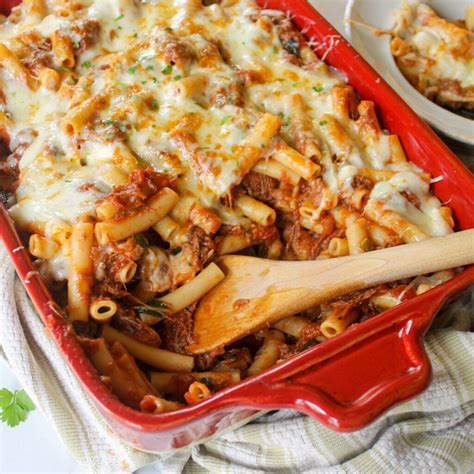 Ragu Sauce Pasta Bake - from Leftover Beef Roast