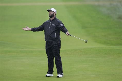 Rahm, Day and others fail to put pressure on Harman in damp finale at British Open