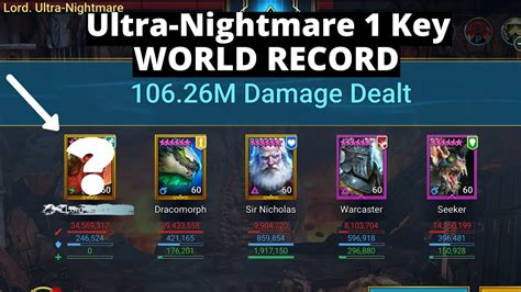 Raid 1 key unm teams. 5th – Myth-Heir. Myth-heir was the first comp that challenged for the top spot of unkillable teams as it is capable of getting over 100 million damage and it started it all with the Demytha awakening. This is probably the best comp out there, but the problem is there is only one DPS slot and if you do not have the other 4 champions you can ... 