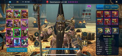 Raid geomancer. Try it free. Join this channel and unlock members-only perks. My guide for the illusive epic champion in Geomancer !Check out the clan boss team here : … 
