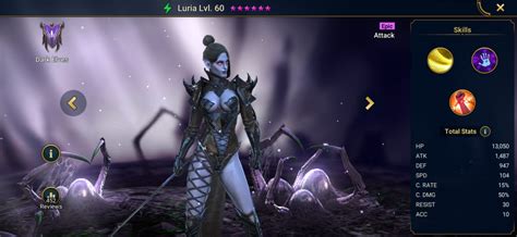 Raid shadow legends luria. .  ...