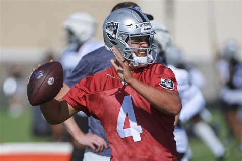 Raiders rookie QB Aidan O’Connell hopes his NFL story is just beginning