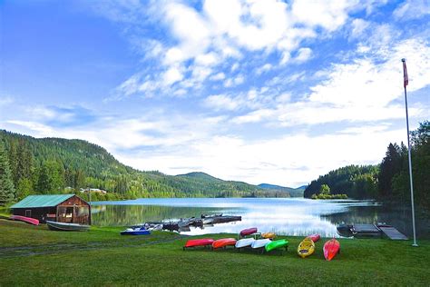 Rail Lake Near 100 Mile House British Columbia