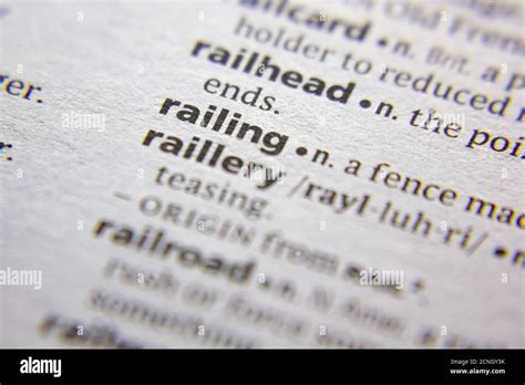 Railing definition dictionary. Yabla.  How to use railing in a sentence.  See exa...