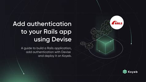 Rails authentication devise.  It ships with all the tools needed to build...