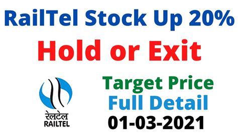 Railtel share price. Railtel Corporation Of India Share Price Today - 23 Feb 2024: Find Railtel Corporation Of India Stock Price Live updates on Mint. Check out Railtel Corporation Of India share price and NSE/BSE ... 
