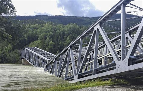 Railway bridge collapses in southeastern Norway after last week’s torrential rain