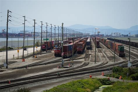 Railway container shipments plummet amid B.C. port workers strike