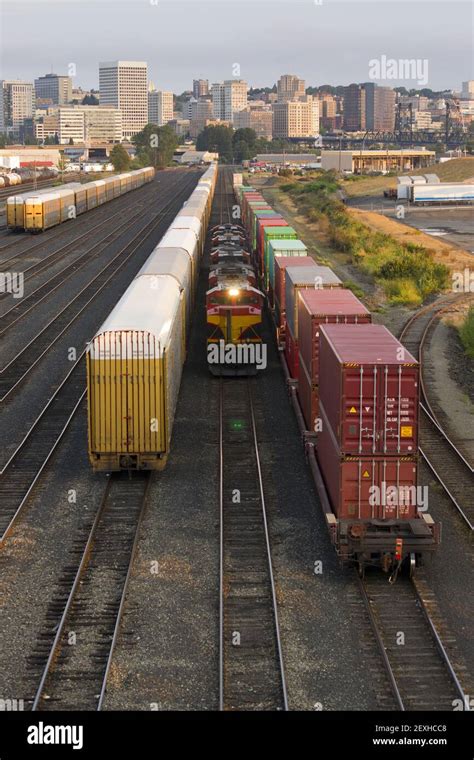 Railway switching yard hi-res stock photography and images