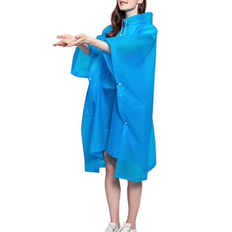 Rain Ponchos for Adults Reusable - Walmart