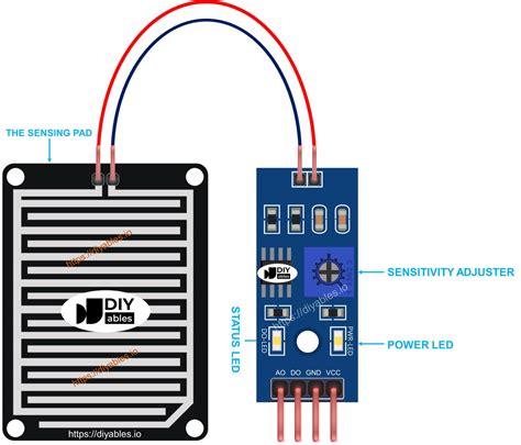 Rain Sensor Module Optimus Digital