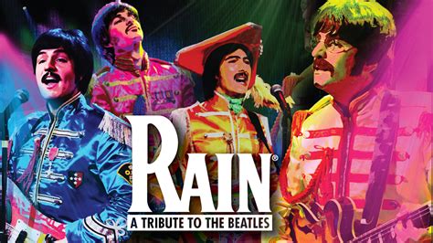 Rain beatles tribute band. Nov 13, 2016 · Date First Available ‏ : ‎ November 13, 2016. Label ‏ : ‎ Rain Corps. ASIN ‏ : ‎ B01MYLVN1A. Number of discs ‏ : ‎ 1. Best Sellers Rank: #786,987 in CDs & Vinyl ( See Top 100 in CDs & Vinyl) #7,831 in Classic Psychedelic Rock. #293,372 in Rock (CDs & Vinyl) 