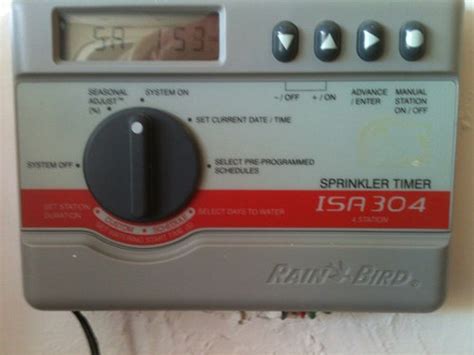 Rain bird isa 304 instructions. Rainbird Isa-304 Automatic Sprinkler Timer - User review: 5 stars. "I was thrilled that the ISA-304 was still available. Usual Rainbird quality, easy. rainbird isa 406 manual The Rainbird ISA 304 automatic sprinkling timer controls up to four stations and offers six pre-set watering cycles as well as the ability to create your own. 