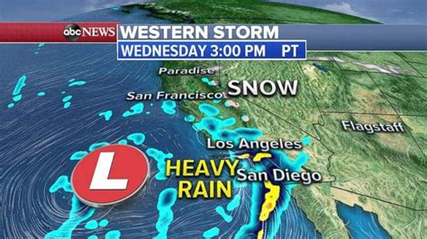 Rain continues Wednesday before skies clear in Southern California