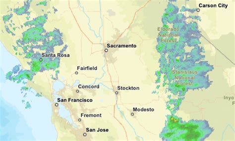 Rain tracker map: Where it’s wet in the Bay Area, snowing in the Sierra
