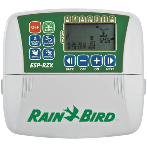 Supports a master valve or pump start relay and a rain sensor. . Rainbird