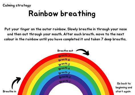 Rainbow Breathing Printable
