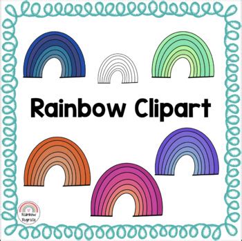 Rainbow Clipart Garden Teaching Resources TPT